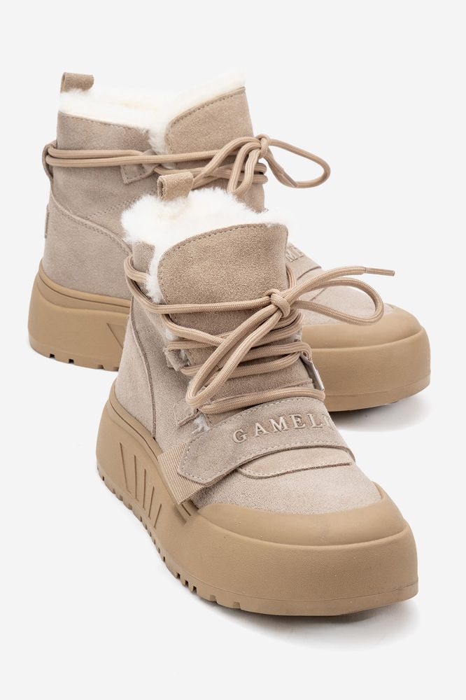 kadin-ici-kurklu-bot-tape-BEJ SUET-DKA40-0101767_0